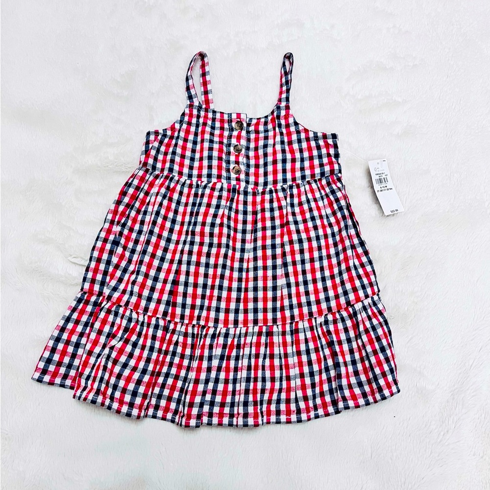 BRAND NEW Old Navy baby girl checkered dress